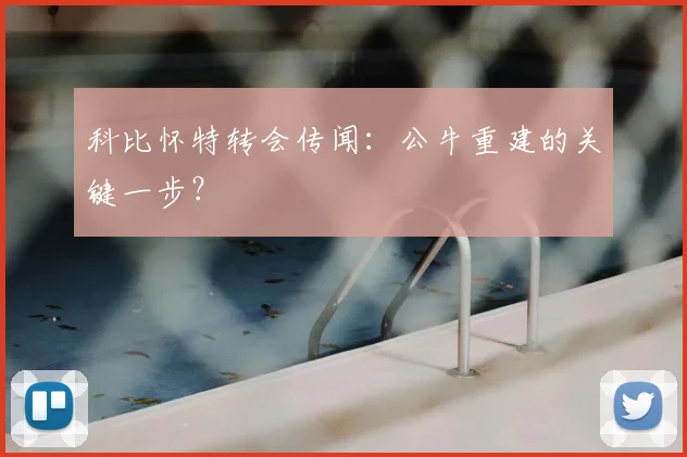 科比怀特转会传闻：公牛重建的关键一步？